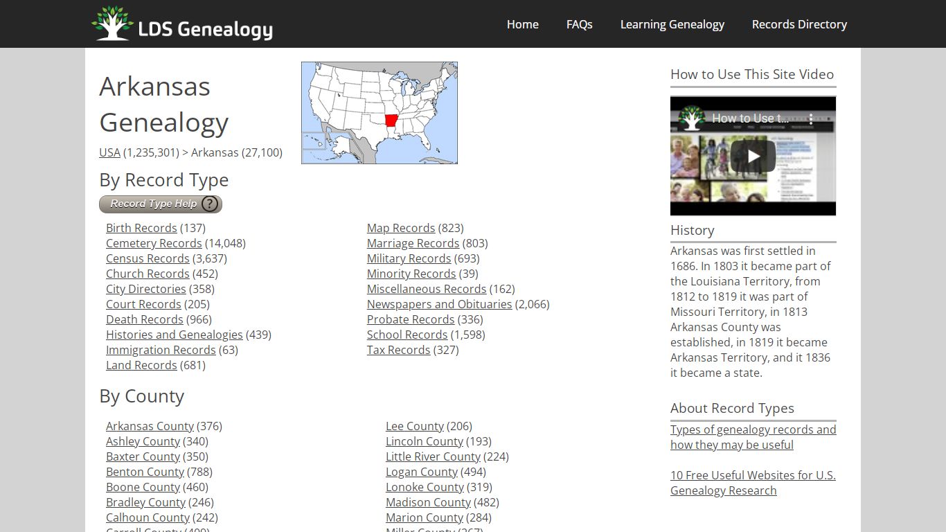 Arkansas Genealogy